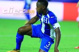 El capitán de la bicolor no ocultó su tristeza al queda eliminado de la Copa Oro: Foto: Ronal Aceituno.