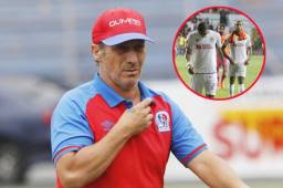 El entrenador del Olimpia analizó la debacle que tuvo el equipo en Costa Rica donde se comió cuatro del Saprissa y fue eliminado de la Liga Concacaf. Fotos R. Aceituno