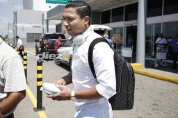 El legionario hondureño llegó y fue bien recibido por parte de la afición catracha.