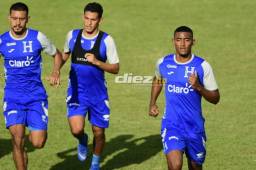Douglas Martínez llegó este sábado a suelo hondureño y este domingo se unió a la Sub-23. Foto Yoseph Amaya.