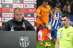 Hansi Flick ha dado una respuesta al Real Madrid sobre los árbitros y su comunicado.