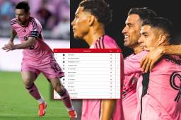 Inter Miami lidera la tabla de posiciones de la MLS.