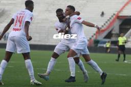 Olimpia se llevó el clásico ante Marathón en el estadio Nacional Chelato Uclés. Foto: David Romero.