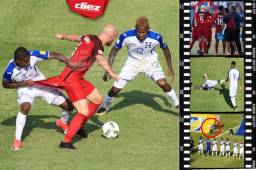 Honduras sumó un amargo punto ante Estados Unidos en el estadio Olímpico y se complica. Estas son las imágenes que no viste en televisión del partido.