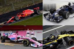 Los nuevos modelos de las monoplazas que se podrán ver a partir del 25 de marzo en el Gran Premio de Australia.