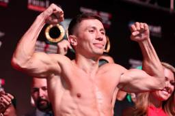 El boxeador de Kazajistán, Gennady Golovkin, tendrá este sábado un espectacular combate frente al 'Canelo' Álvarez. Fotos AFP