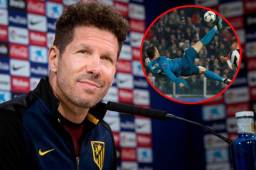 Simeone restó importancia al golazo de Cristiano en Liga de Campeones.