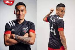 Andy Najar luciendo el dorsal 14 en el DC United de la Major League Soccer.