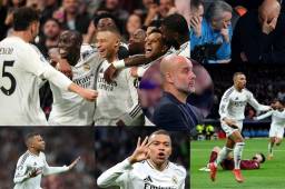 Real Madrid avanzó a los octavos de final de la Champions League luego de vencer al Manchester City de Pep Guardiola. Esta fue la mejor noche de Kylian Mbappé en la Casa Blanca.