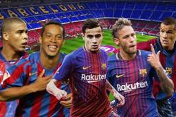 Ronaldo, Ronaldinho, Coutinho, Neymar y Rivaldo son de los brasileños más recordados en la historia del Barcelona.