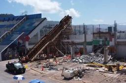 Así avanzan los trabajos en el estadio Nacional de Tegucigalpa, que contará con nueva grada en sol centro.
