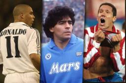 Cracks latinoamericanos que han dejado un legado en sus ex clubes pero lastimosamente no tuvieron la oportunidad de ganar la máxima competición europea, UEFA Champions League. Ronaldo, Maradona y Simeone se destacan en el top.