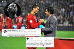 Tanto Luis Figo como Cristiano Ronaldo publicaron el mismo mensaje a través de sus redes sociales.