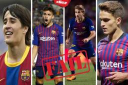 El Barcelona se ha caracterizado por formar futbolistas de élite mundial pero también hay jugadores que no han dado la talla en el club catalán. Aquí te dejamos la lista.