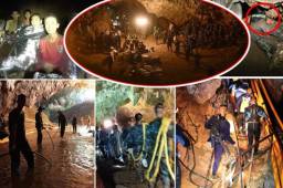 Un grupo de 12 niños futbolistas junto a su entrenador están atrapados desde el 23 de junio en la cueva inundada Tham Luang en Tailandia. El grupo está a 3 kilómetros de la salida, pero para ello necesitan bucear al menos 11 horas, pero los niños no saben nadar y podrían morir en el camino.