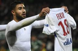 Nabil Fekir causó malestar entre los aficionados del Saint-Étienne.