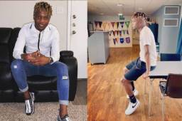 Kevin Álvarez en el interior de su apartamento en Suecia.