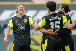 Erling Haaland rompió su sequía, pero suma ya 23 goles en la Bundesliga con el Dortmund.