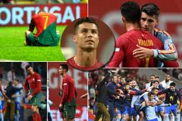 El delantero portugués no pudo comandar a su escuadra a la siguiente ronda del campeonato y fueron eliminados sobre la hora.