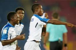 El delantero del Real España, Patrick Palacios, es el máximo goleador de Honduras en este Mundial Sub-17. Suma tres anotaciones. Foto cortesía FIFA