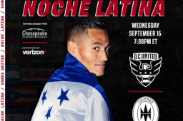 Andy Najar es una de las grande figuras del DC United y ahora figura en la portada del mes de la Herencia Hispana.