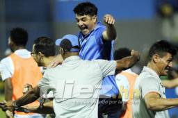 El entrenador del Motagua, Diego Martín Vázquez, está a punto de llevar a los azules a una nueva final en el fútbol hondureño. Foto Neptalí Romero