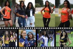 Las chicas hondureñas asistieron en gran número a los estadios de las semifinales y en El Progreso, Yoro, llegó una linda princesa que se robó las miradas.