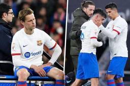 De Jong y Pedri salieron lesionados en el empate 0-0 del Barcelona ante el Athletic Club.