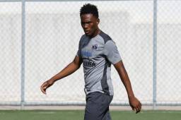 El mediocampista de Motagua Deiby Flores ha regresado al equipo de primera después de pasar entrenando con las reservas por indisciplina. Foto Ronal Aceituno