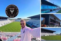 David Beckham compartió hoy algunas fotografías y videos del estadio del Inter de Miami, a 40 días del debut en la MLS. 'Se está volviendo más real cada día', dice el inglés.