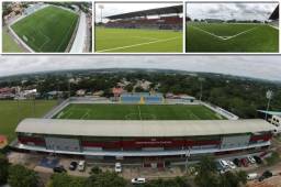 Real España esperaba jugar con Tauro en el Rommel Fernández, pero Concacaf confirmó días atrás que se jugará en el Estadio Agustín 'Muquita' Sánchez. Conocé el recinto.