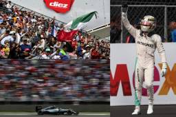 El británico Lewis Hamilton (Mercedes) dominó de punta a punta el Gran Premio de México.