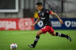 Andy Najar jugando para DC United durante la temporada 2021.