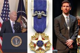 Lionel Messi recibirá una medalla del presidente de los Estados Unidos, Joe Biden.