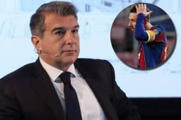 Laporta insiste en que una de sus prioridades es convencer a Messi de quedarse en Barcelona.