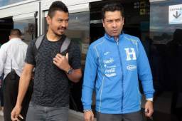 El mediocampista Roger Espinoza en su último partido que disputó con la Selección de Honduras en la pasada eliminatoria.