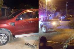 Así quedó la escena donde asesinaron brutalmente a Manrique Amador y su esposa en Puerto Cortés.