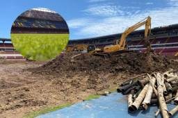 Así luce en la actualidad el estadio de la Ciudad de Panamá que cambiará de césped y estaría listo para septiembre.