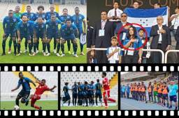 Las imágenes que no se vieron del empate entre Honduras y Emiratos Árabes. Fotos AFP y Fenafuth.