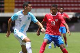 La Selección de Guatemala se hizo fuerte en el Alejandro Morera Soto aunque no le ajustó para remontarle a Costa Rica y avanzar al Preolímpico de Concacaf.