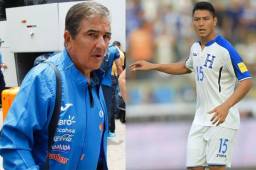 Jorge Luis Pinto, técnico de Honduras, fue consultado sobre la polémica con Roger Espinoza y expresó que ese tema lo tocará a su retorno de Panamá. Foto DIEZ