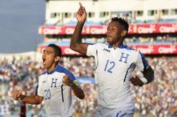 El delantero hondureño Romell Quioto es el referente del ataque en la Selección de Honduras y tuvo un 2016 espectacular. Foto archivo DIEZ