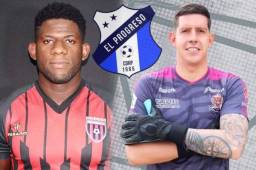 El delanter colombiano Jitson Mosquera y el portero Andrés Salazar firmaron con el Honduras Progreso.