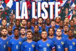 Francia dio a conocer su lista para la Eurocopa 2024.