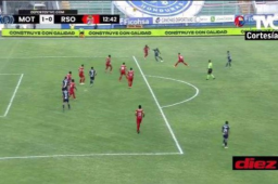 Carlos 'Muma' Fernández se estrenó como goleador en el Motagua y le anotó de pierna izquierda a la Real Sociedad de Tocoa.