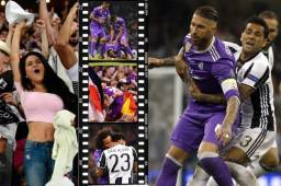 Dani Alves repartió 'abrazos' y tuvo un gran duelo con Marcelo. Una chica se robó las miradas en las gradas, los festejos de Casmiro y James. También mirá cómo apareció vestido James Rodríguez.