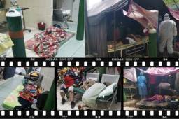 En las últimas horas se han viralizado fotos de las precarias condiciones en el Hospital del Sur en Choluteca y Seguro Social en Tegucigalpa. La mayoría de centros asistenciales en el país se encuentran colapsados y faltan insumos tanto para pacientes como para el personal médico.