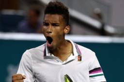 El joven Félix Auger-Aliassime ha dado la gran sorpresa en el Masters 1000 de Miami al avanzar a las semifinales con solo 18 años de edad.