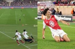 La expulsión infantil de Eric García tras errorazo de Ter Stegen que le costó el primer gol al Barcelona contra Mónaco