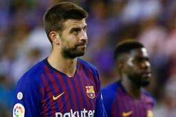 Piqué dio la cara tras empatar contra el Valencia en Mestalla.
